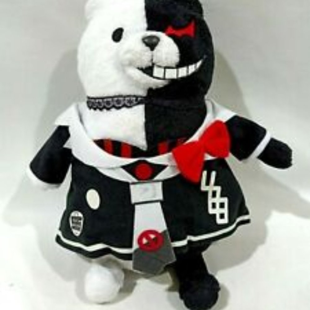 Monokuma wearing junko enoshima costume